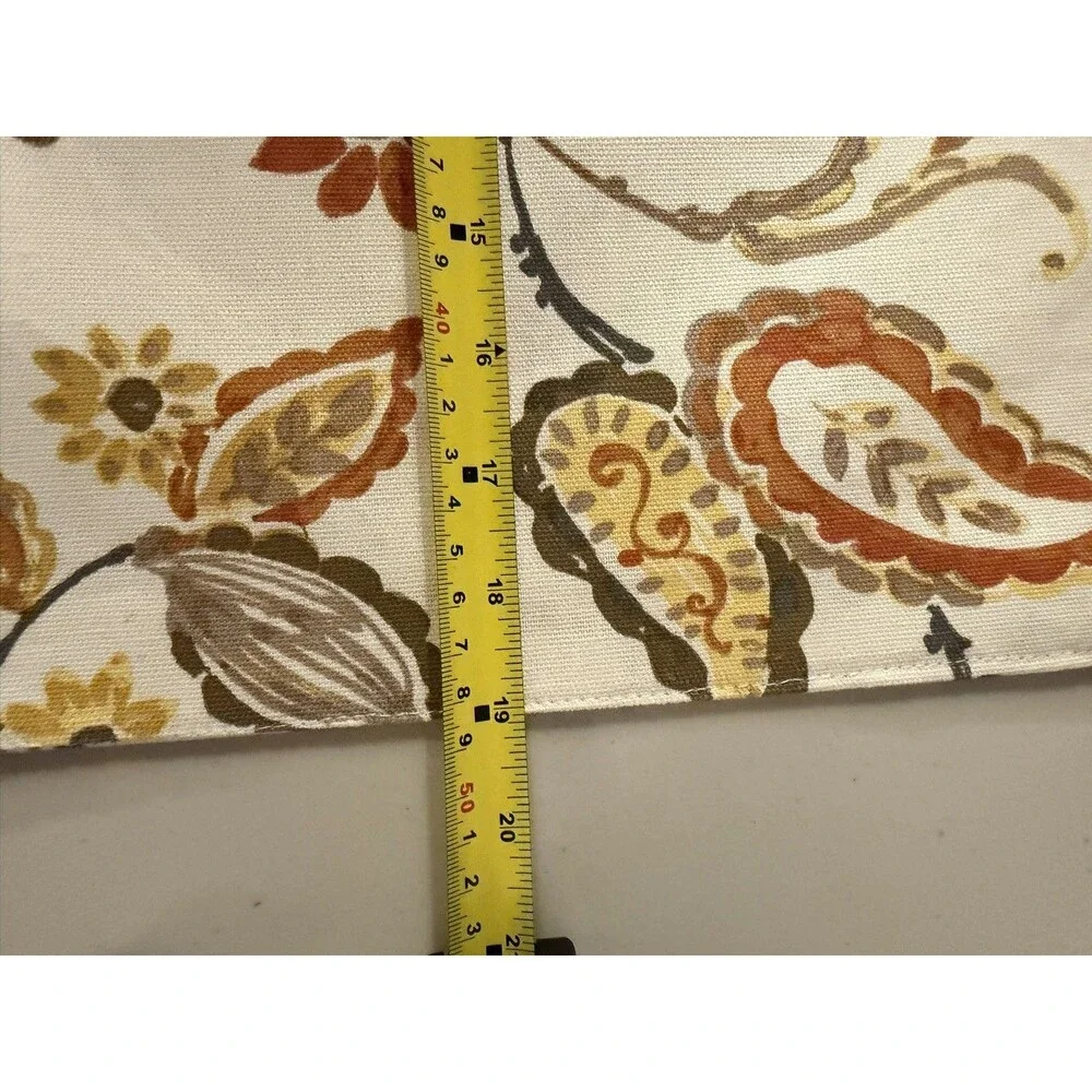 Envogue Painted Autumn Gourd Pumpkin Vines Rust Orange Taupe Placemats Set of 4